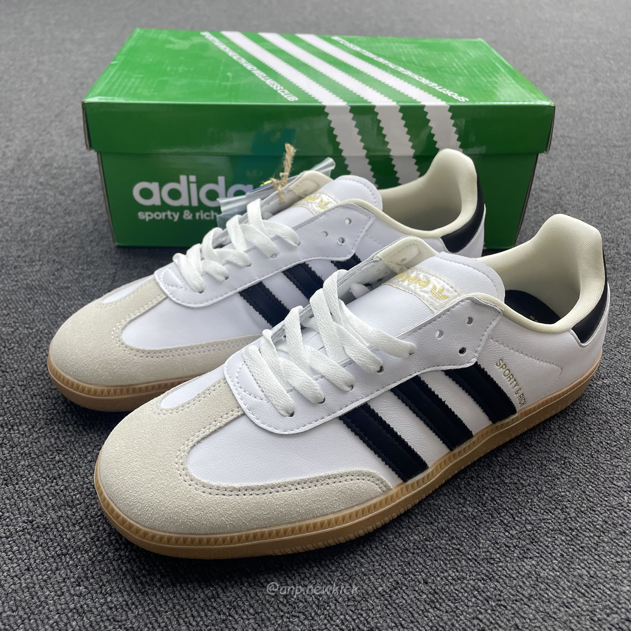 Adidas Samba Og Sporty Rich White Black Hp3354 (7) - newkick.app