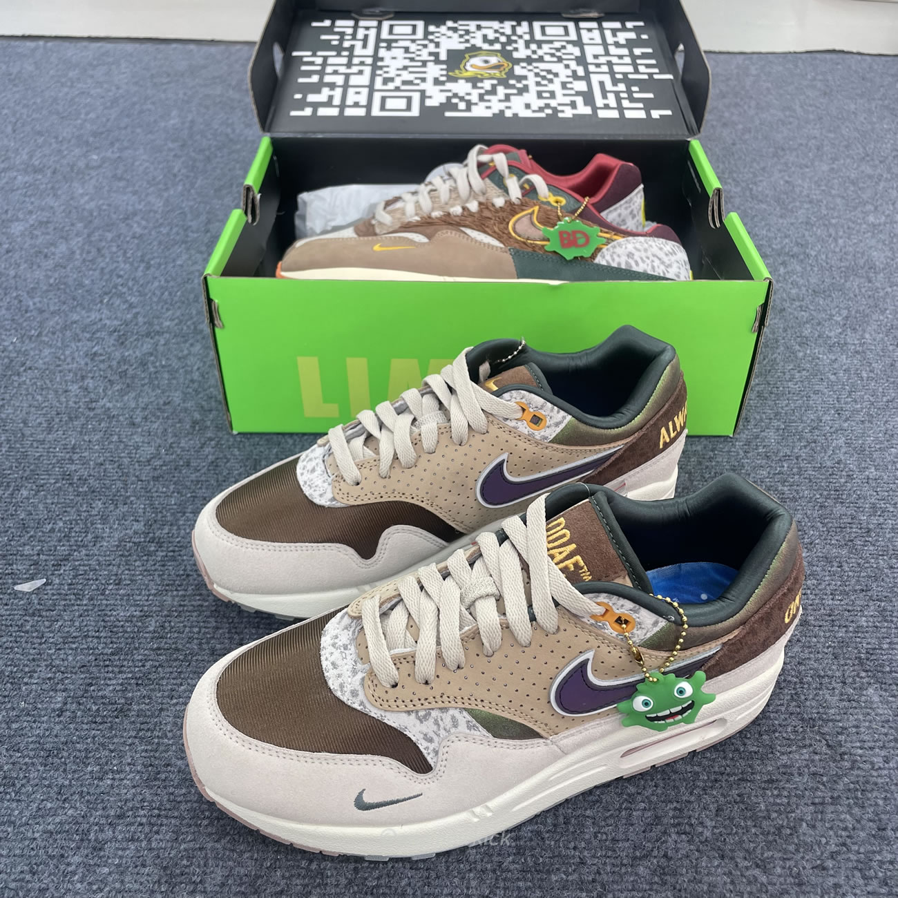 Nike Air Max 1 87 Luxe Premium University Of Oregon Pe 2024 Numbered Hq2639 100 (16) - newkick.app