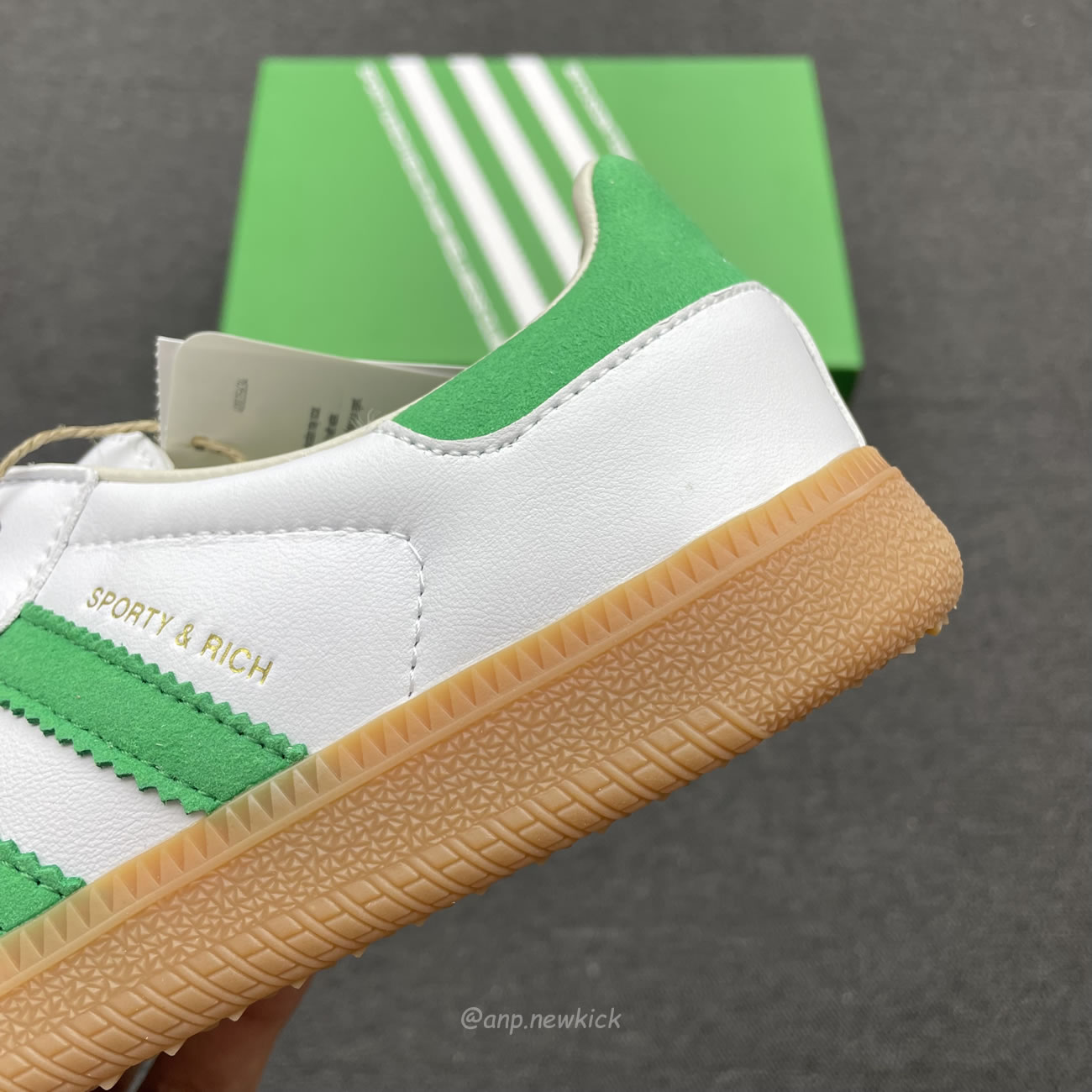 Adidas Samba Og Sporty Rich White Green Hq6075 (9) - newkick.app