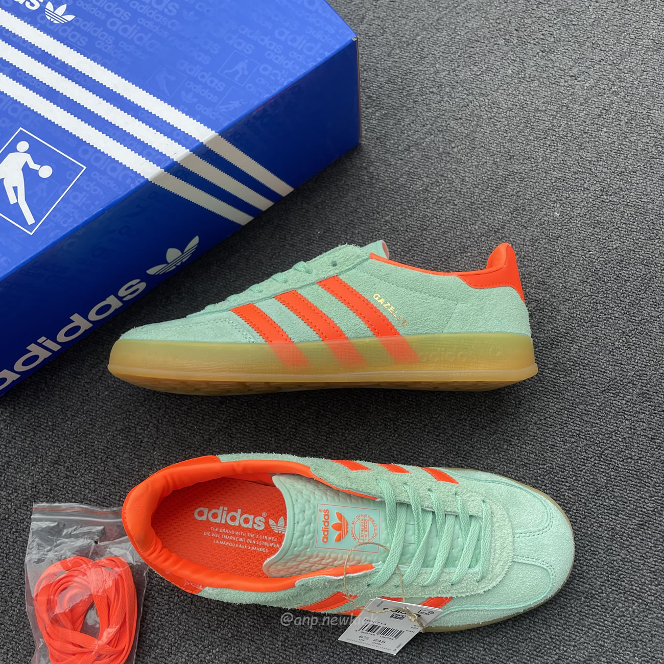 Adidas Gazelle Indoor Pulse Mint Womens Hq8714 (10) - newkick.app