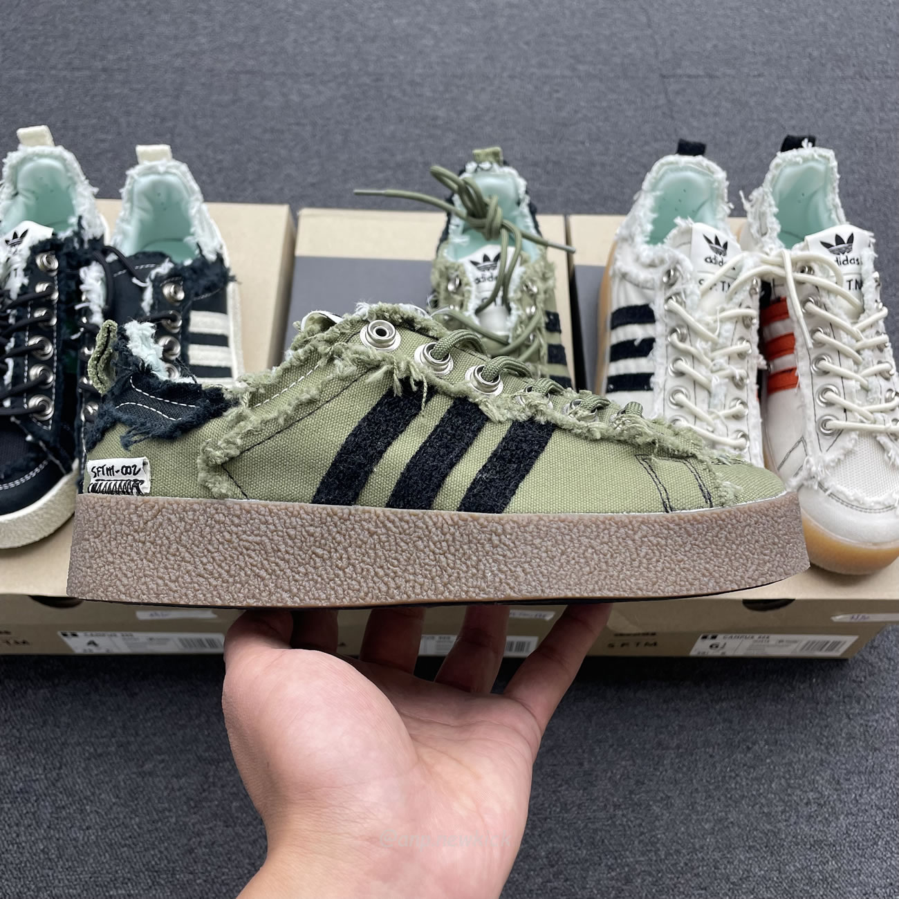 Adidas Campus 80s Song For The Mute Olive Bliss Black Id4792 Id4791 Id4818 (3) - newkick.app