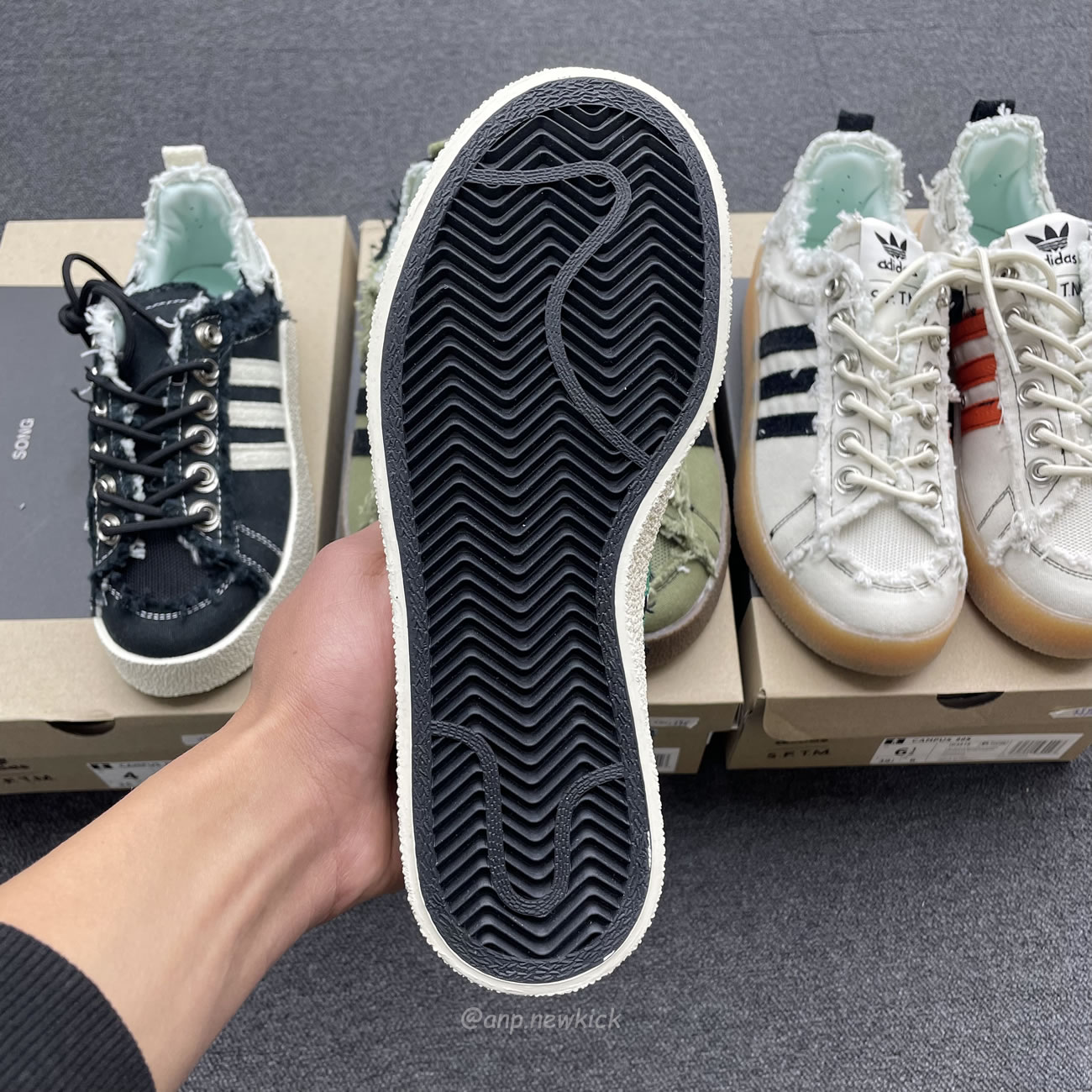 Adidas Campus 80s Song For The Mute Olive Bliss Black Id4792 Id4791 Id4818 (5) - newkick.app