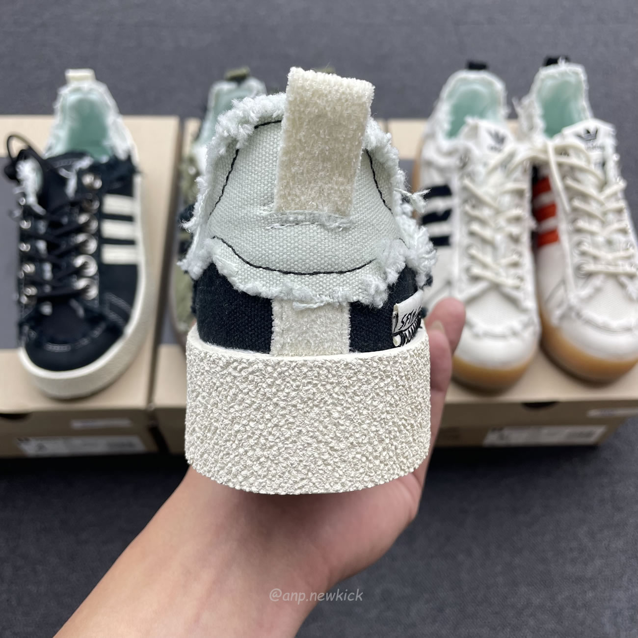 Adidas Campus 80s Song For The Mute Olive Bliss Black Id4792 Id4791 Id4818 (9) - newkick.app