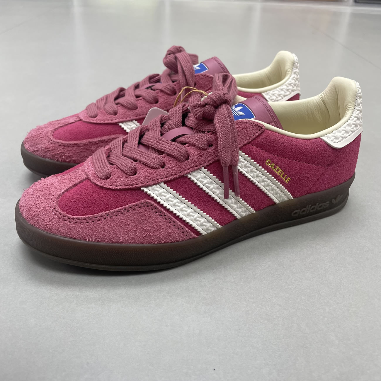 Adidas Gazelle Indoor Pink Cloud White If1809 (6) - newkick.app