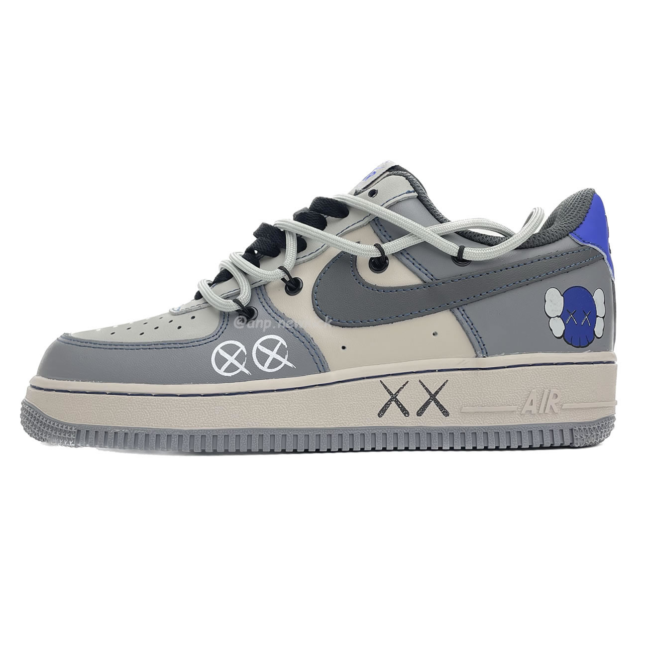 Nike Kaws X Air Force 1 Low Grey Royal Ks6869 333 (1) - newkick.app