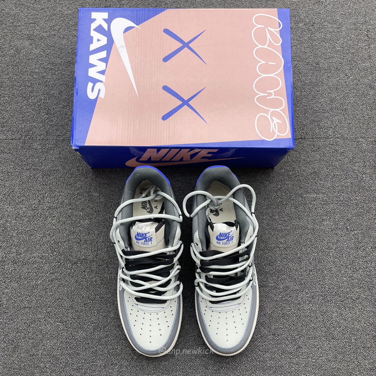 Nike Kaws X Air Force 1 Low Grey Royal Ks6869 333 (2) - newkick.app