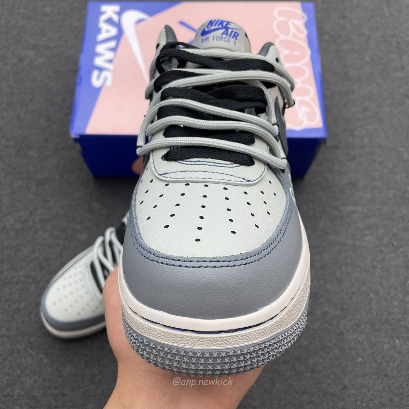 Nike Kaws X Air Force 1 Low Grey Royal Ks6869 333 (9) - newkick.app