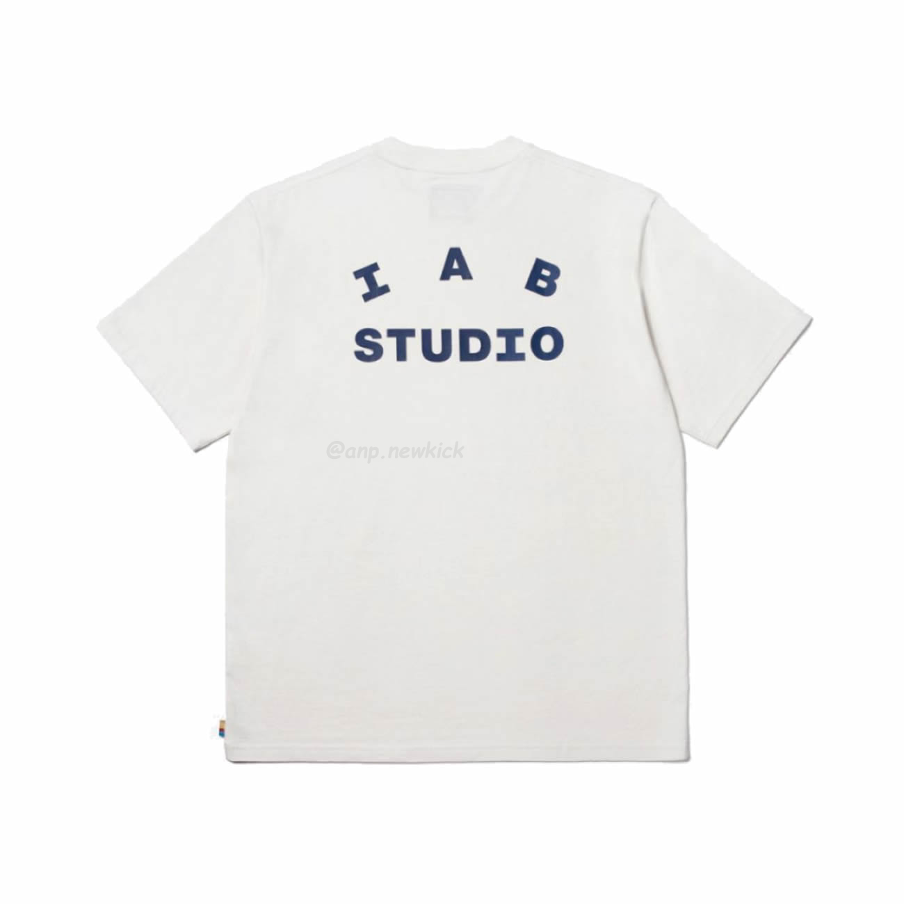 Lee X Iab Big Twitch Logo T Shirt White (2) - newkick.app