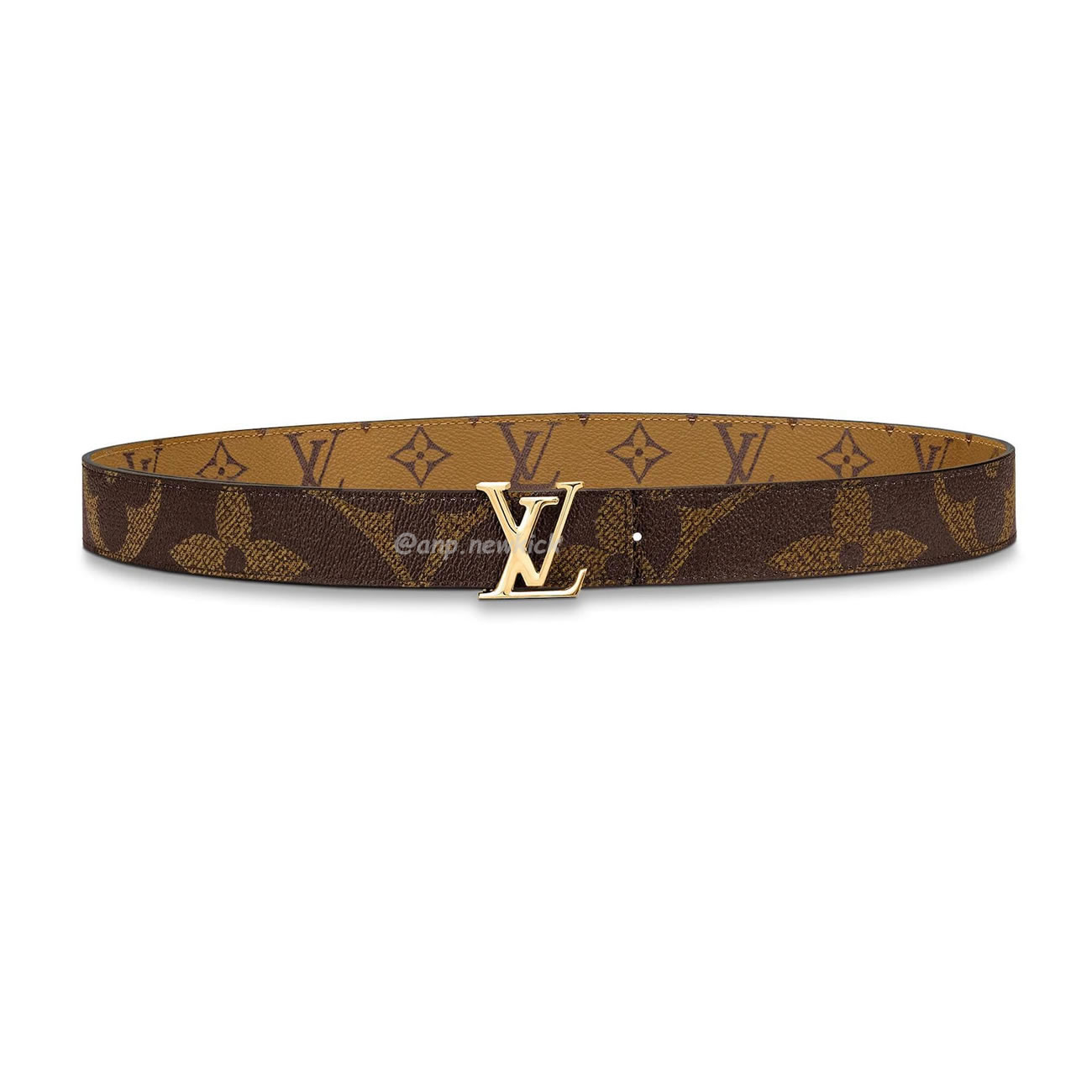 Louis Vuitton Reversible Belt Lv Iconic Monogram Giant Reverse 30 Mm Brown M0149u (1) - newkick.app