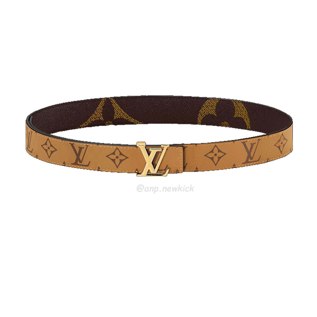 Louis Vuitton Reversible Belt Lv Iconic Monogram Giant Reverse 30 Mm Brown M0149u (5) - newkick.app