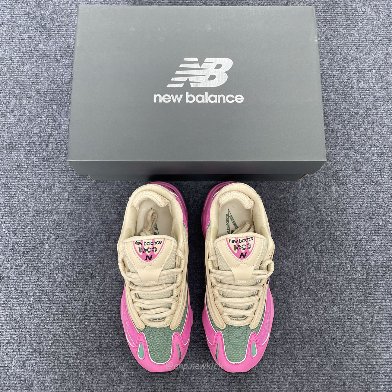 New Balance 1000 Tan Pink Green M1000mc (5) - newkick.app