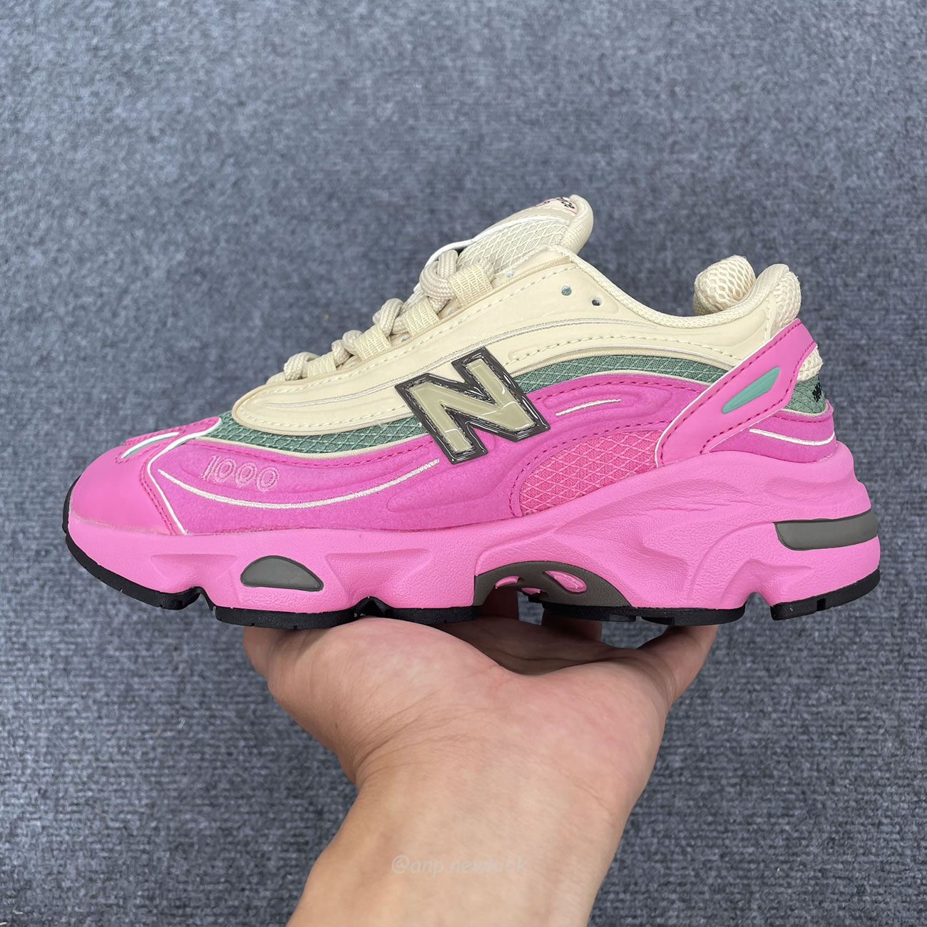 New Balance 1000 Tan Pink Green M1000mc (7) - newkick.app