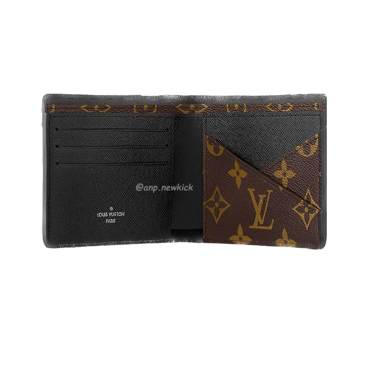 Louis Vuitton Wallet Monogram Multiple Brown Black M69408 (5) - newkick.app