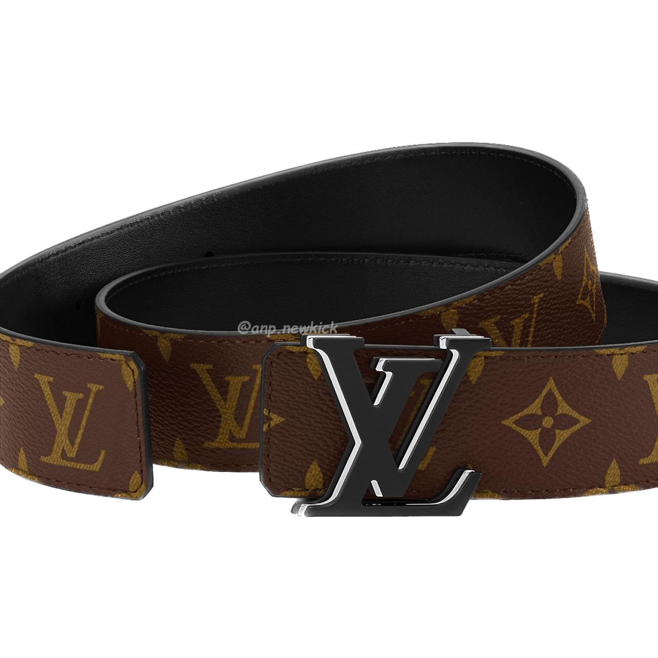 Louis Vuitton Lv Skatepark 40mm Reversible Belt Monogram Eclipse Black M8263q (4) - newkick.app