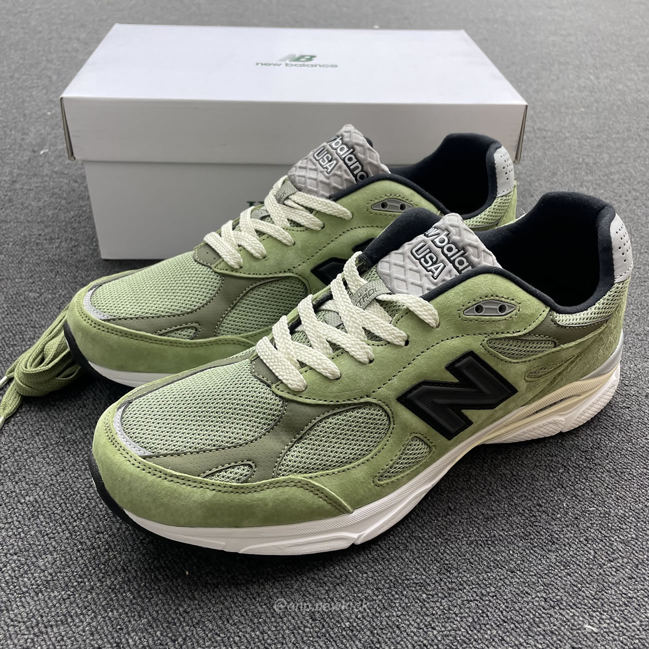 New Balance 990v3 Miusa Jjjjound Olive M990jd3 (10) - newkick.app