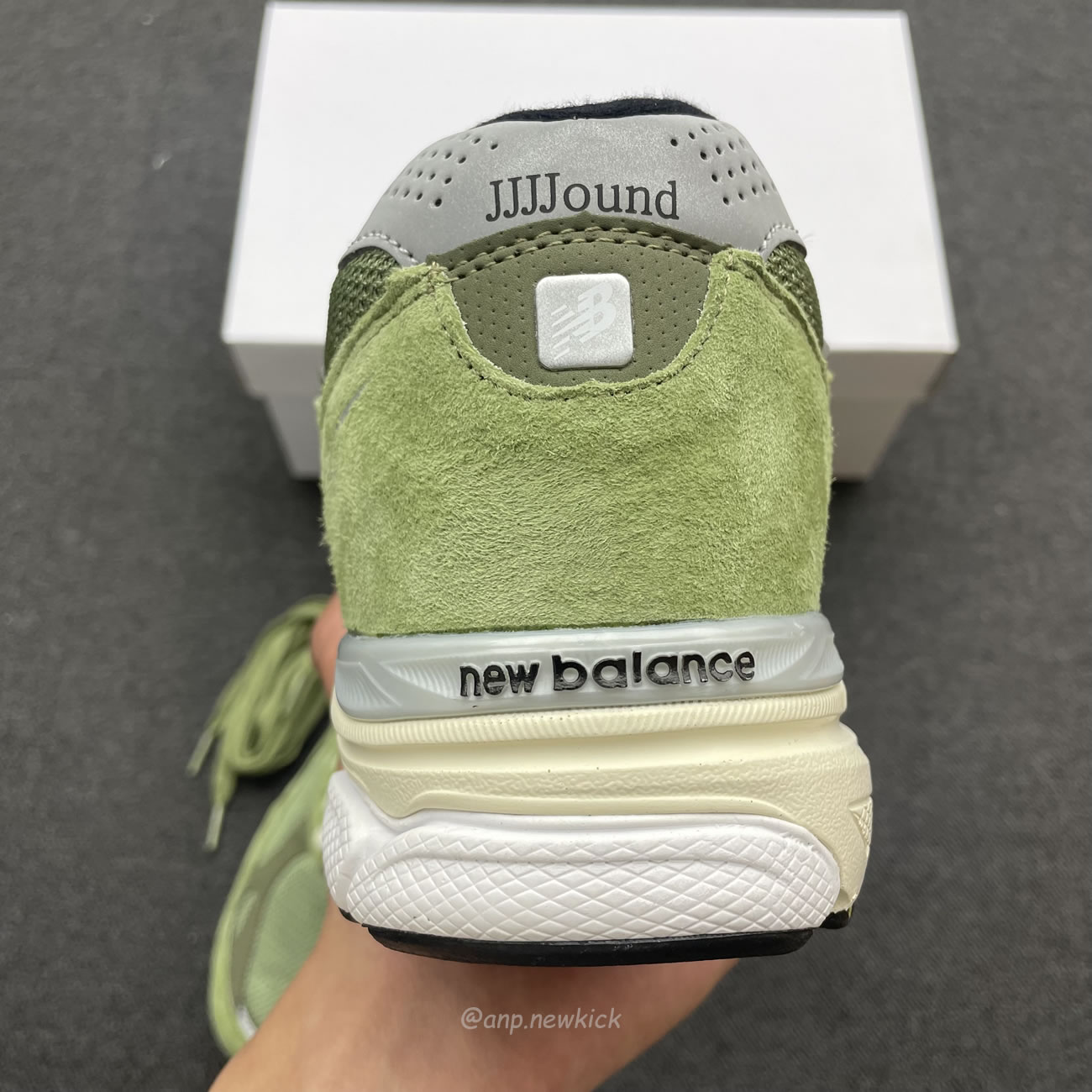 New Balance 990v3 Miusa Jjjjound Olive M990jd3 (8) - newkick.app