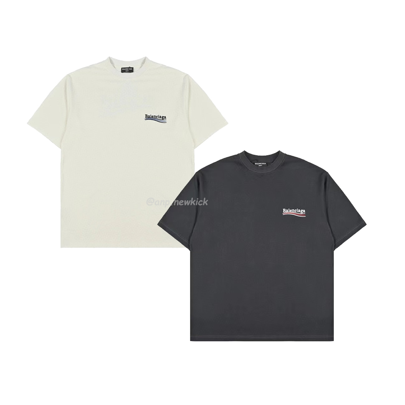 Balenciaga Political Campaign Logo T Shirt (1) - newkick.app