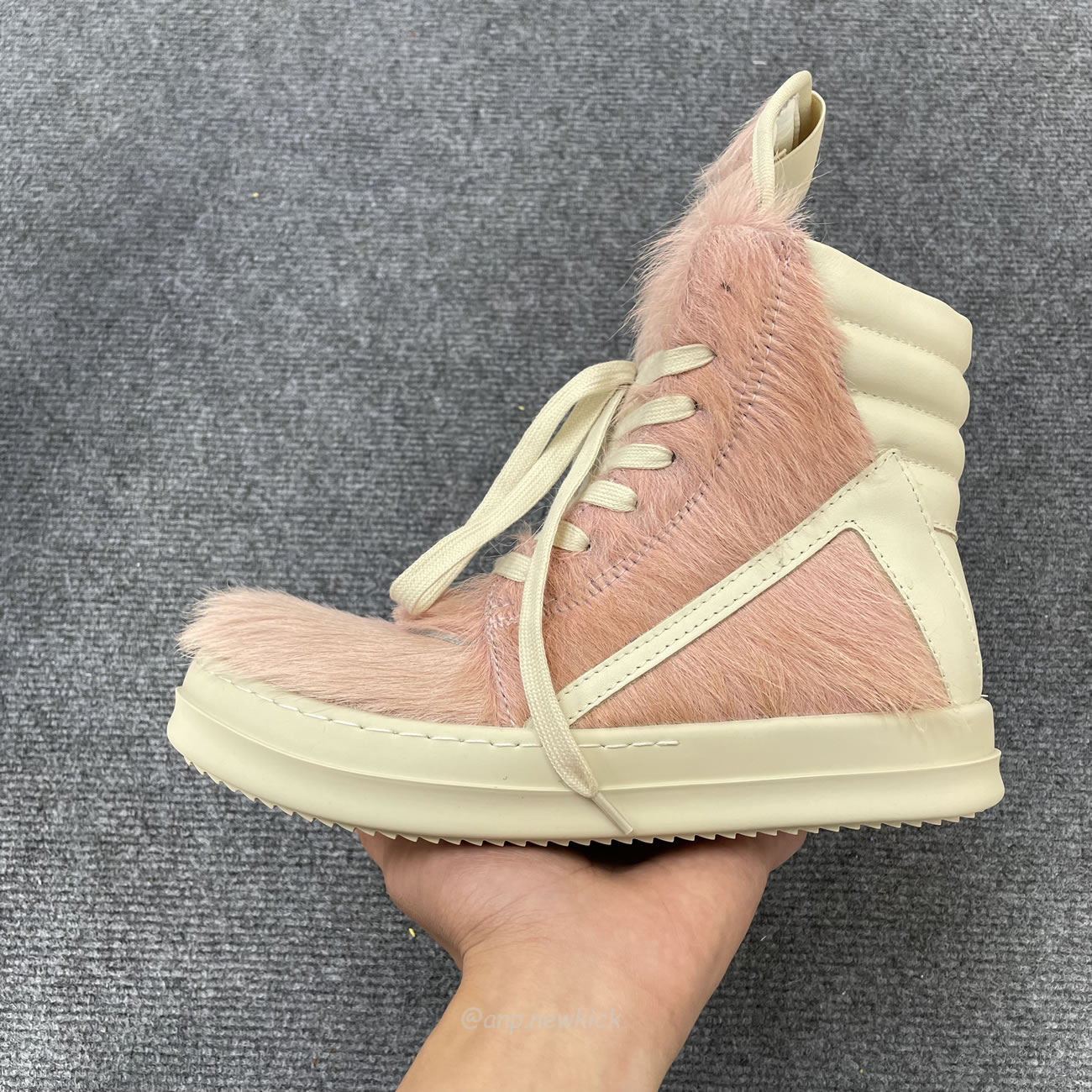 Rick Owens Geobasket Kuhfell Dusty Rosa Milch Rr02b2894lhl 8311 (4) - newkick.app