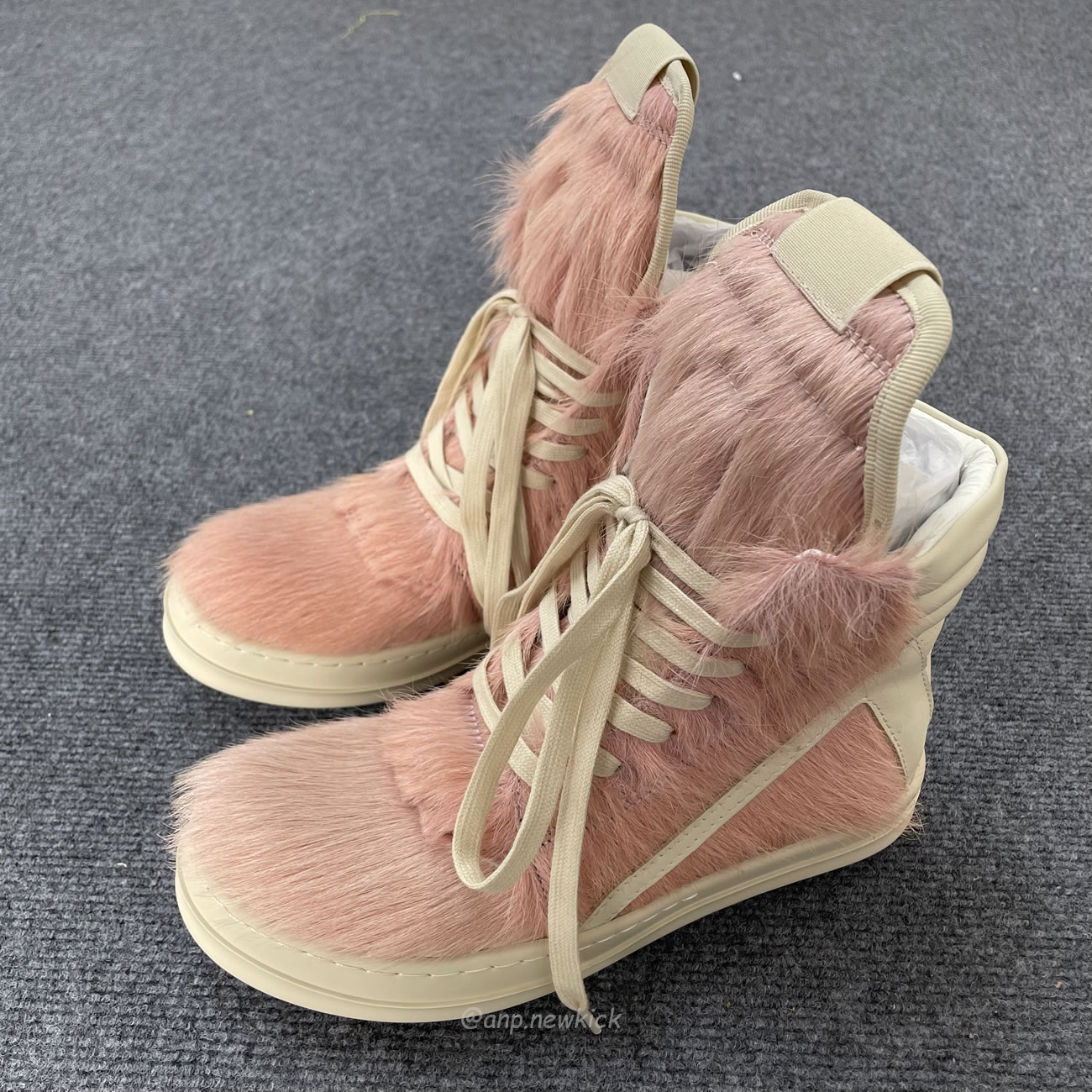 Rick Owens Geobasket Kuhfell Dusty Rosa Milch Rr02b2894lhl 8311 (7) - newkick.app