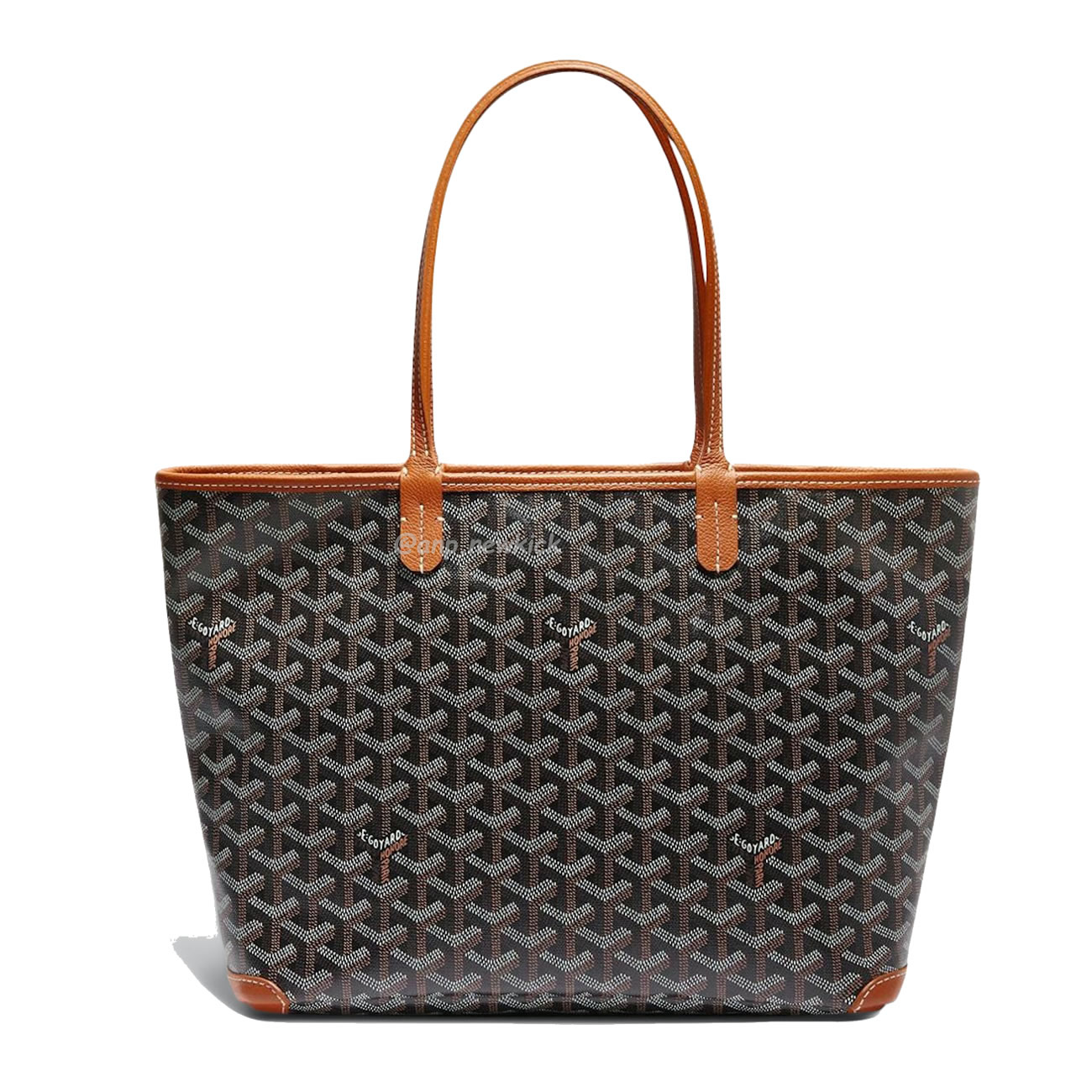 Goyard Artois Tote Pm Blacknatural Green Grey Red White Navy Blue Black Yellow (14) - newkick.app