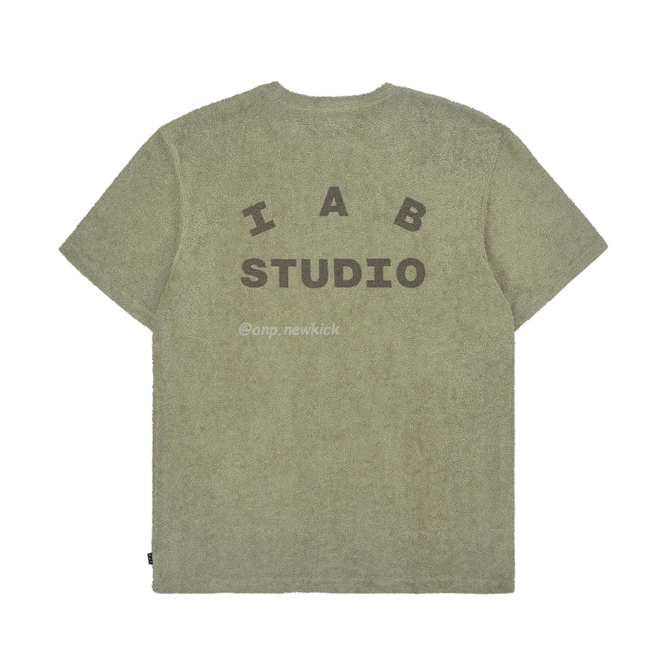 Iab Studio Towel T Shirt Light Green (2) - newkick.app