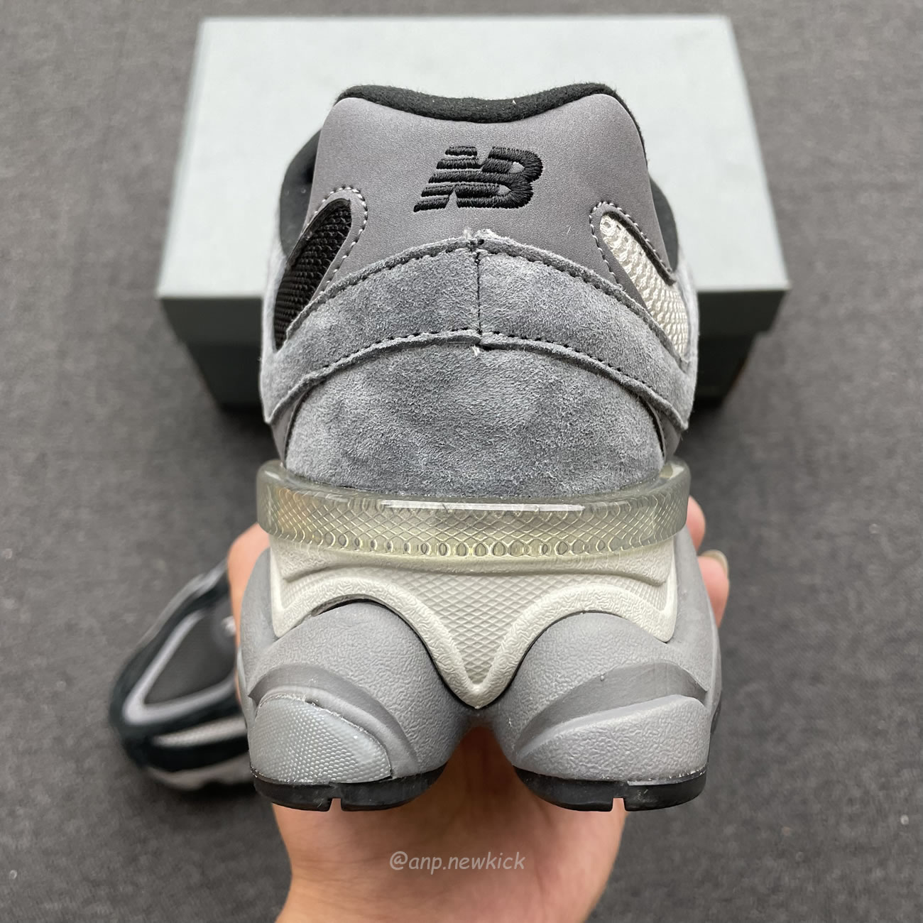 New Balance 9060 Black Castlerock Grey U9060blk (10) - newkick.app