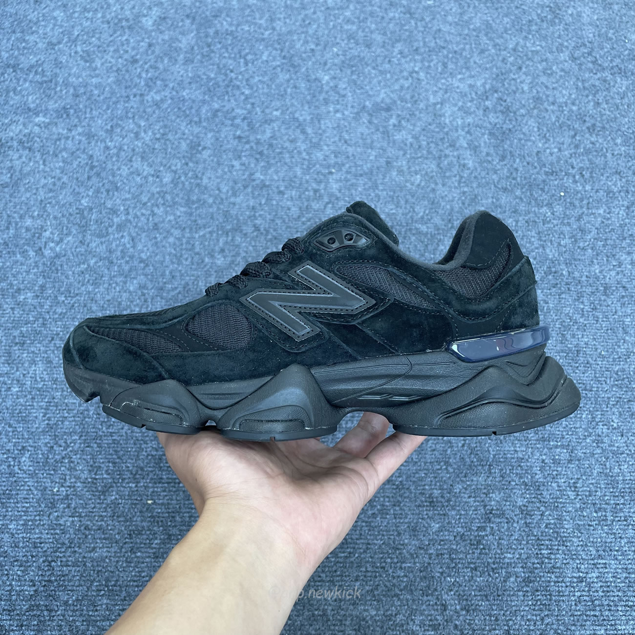 New Balance 9060 Triple Black U9060bpm (6) - newkick.app