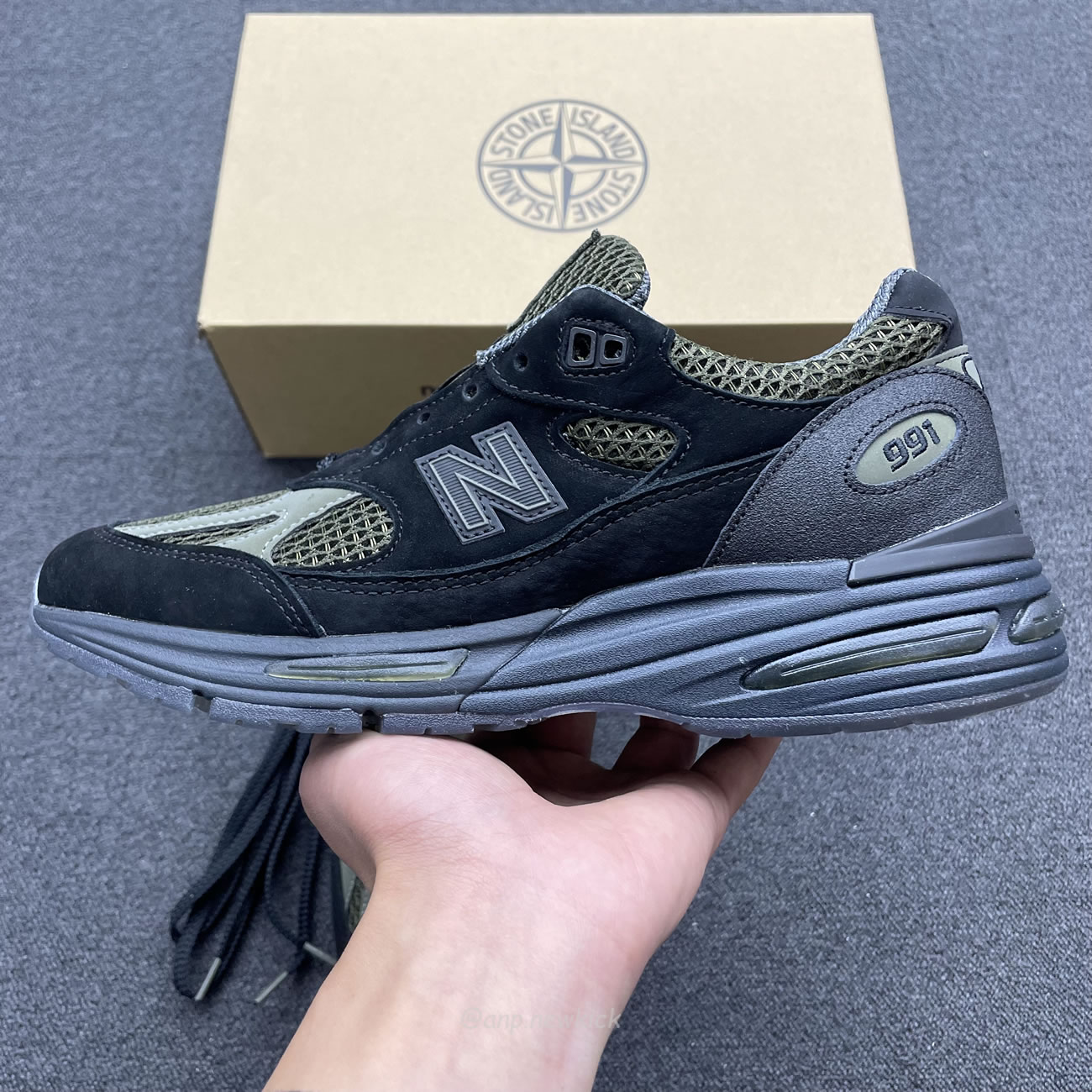 New Balance 991v2 Miuk Stone Island Black U991sd2 (12) - newkick.app