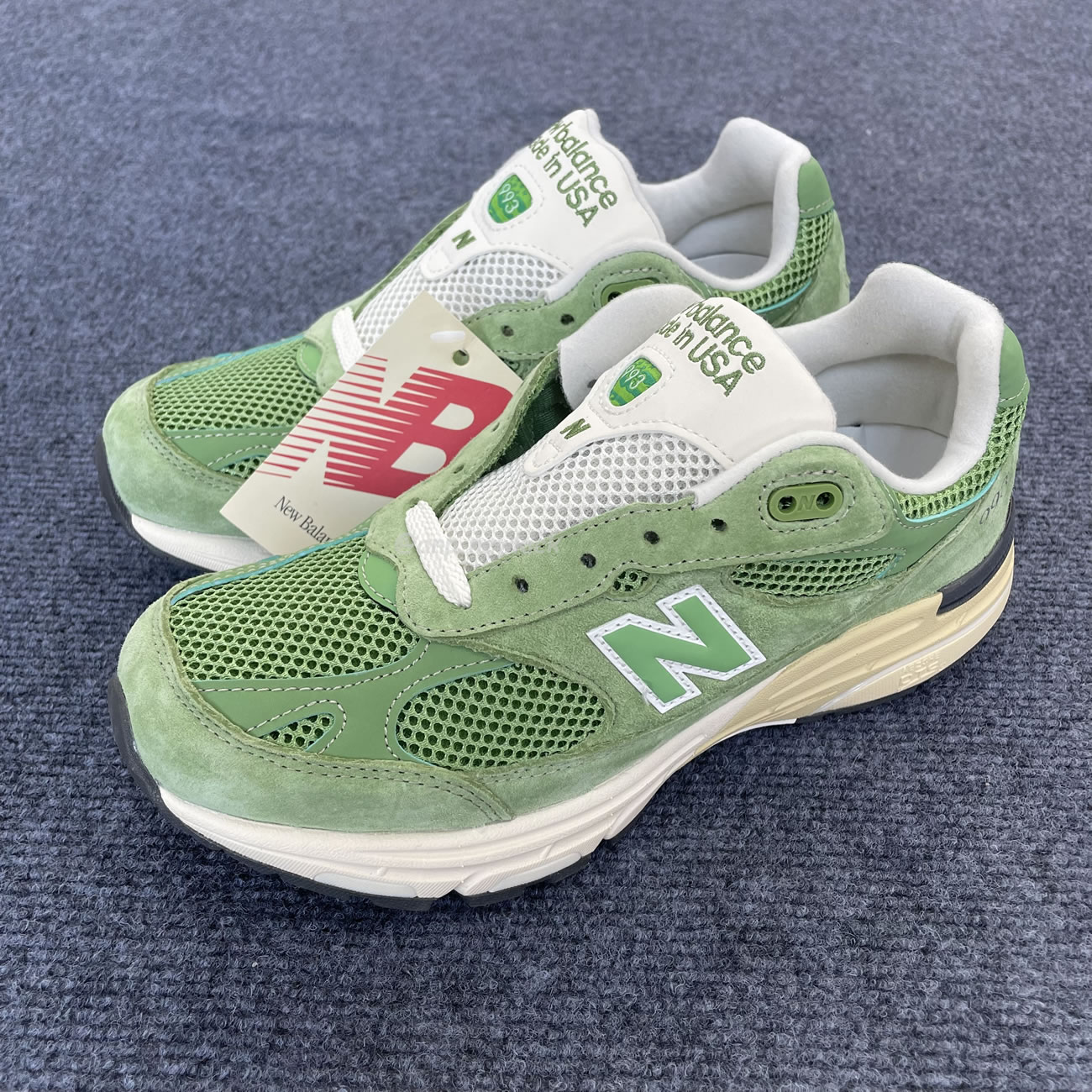 New Balance 993 Miusa Teddy Santis Chive U993gw (4) - newkick.app