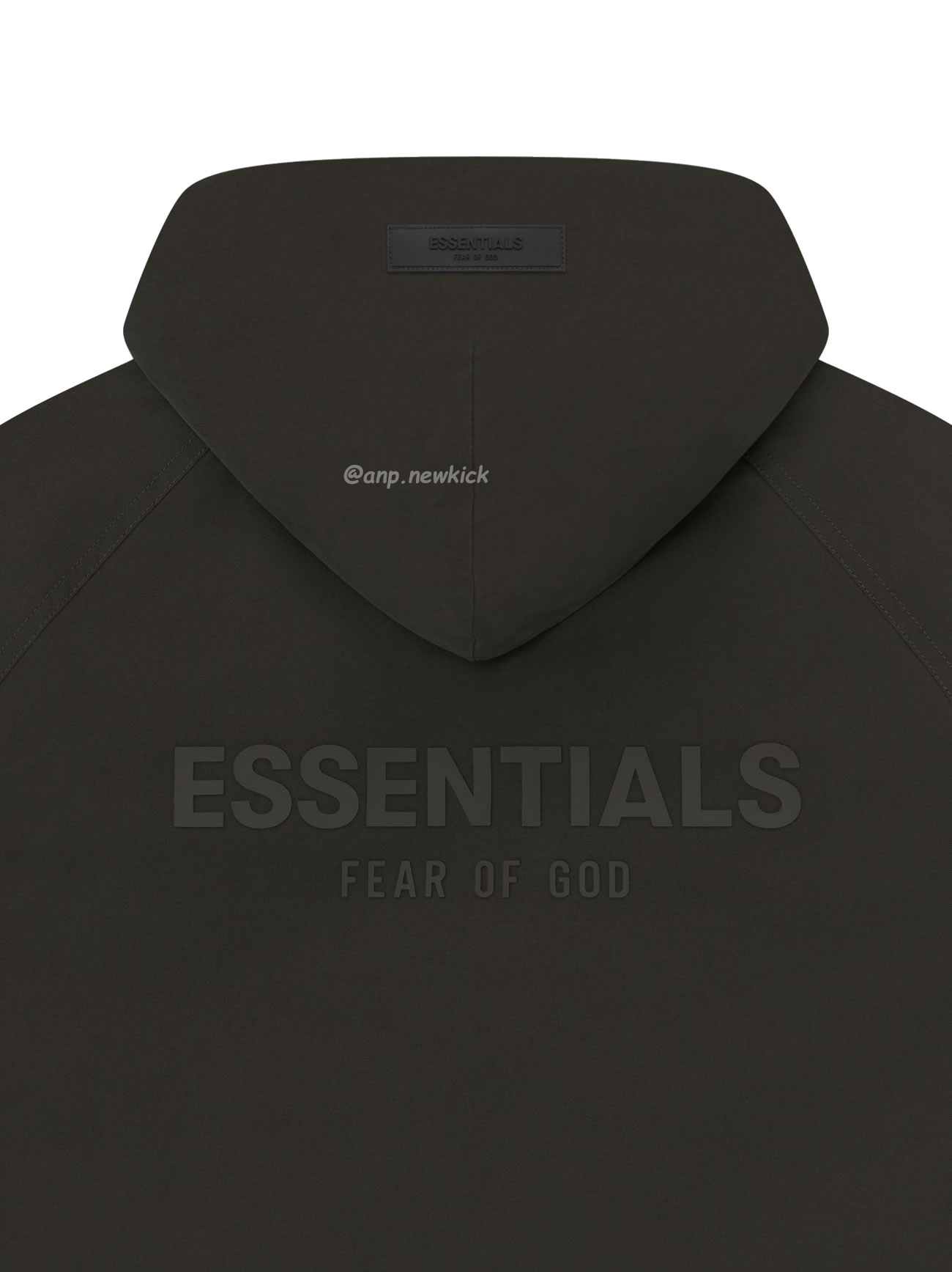 Fear Of God Essentials Fog 23fw Zipper Hooded Cotton Jacket Brown Black Elephant White S Xl (3) - newkick.app