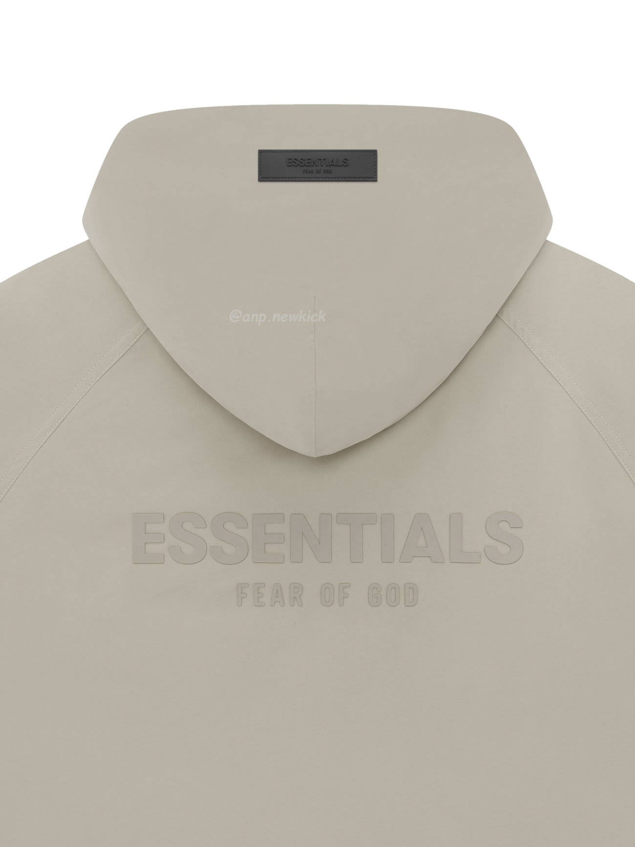 Fear Of God Essentials Fog 23fw Zipper Hooded Cotton Jacket Brown Black Elephant White S Xl (6) - newkick.app