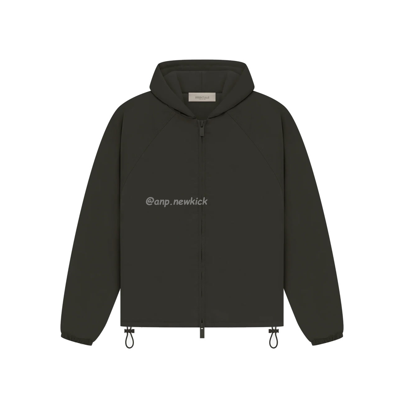 Fear Of God Essentials Fog 23fw Zipper Hooded Cotton Jacket Brown Black Elephant White S Xl (7) - newkick.app