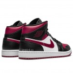 Air Jordan 1 Mid "Bred Toe" 554724-066 New Release Date