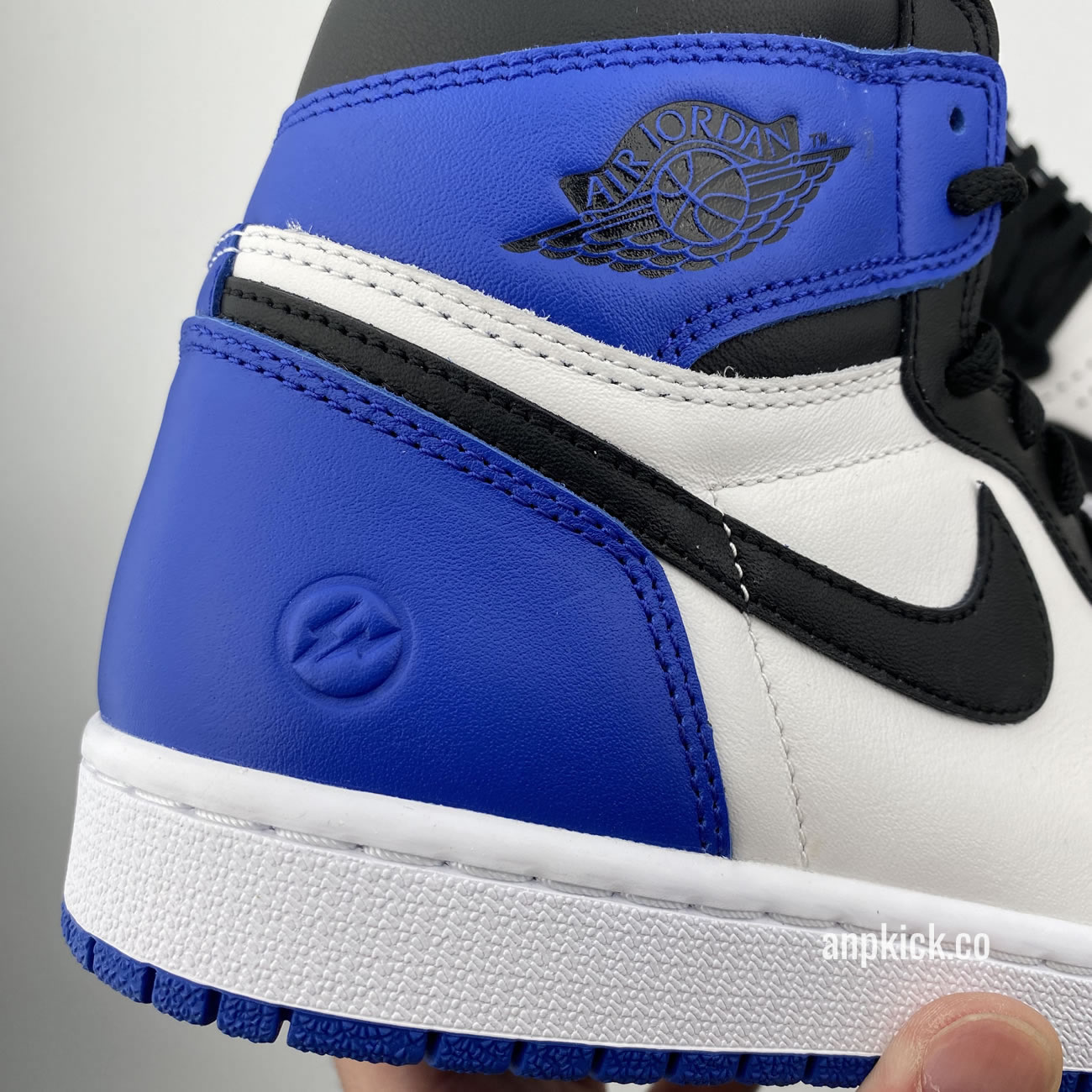 Black and Blue Jordan 1 "Fragment" 716371-040 Retro 1s