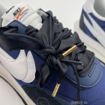 Sacai x Fragment Design x Nike LVD Waffle Daybreak Navy Blue Black BV0073-041