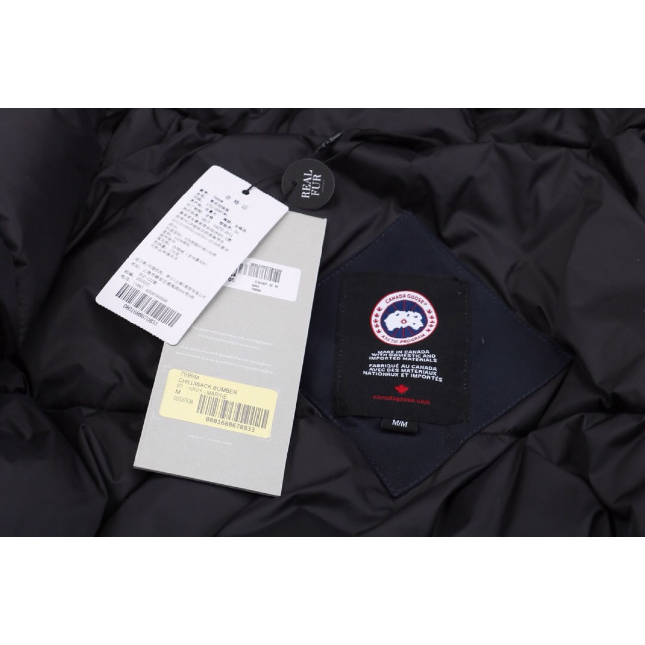 01 ' Canada Goose '19Fw PBI Chilliwack 7999MPB' Down Jacket Coat "Navy Blue"