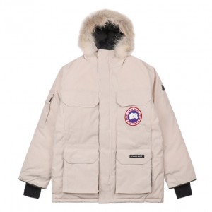 08 ' Canada Goose '19FW Expedition 4660MA Down Jacket Coat "Cream White"