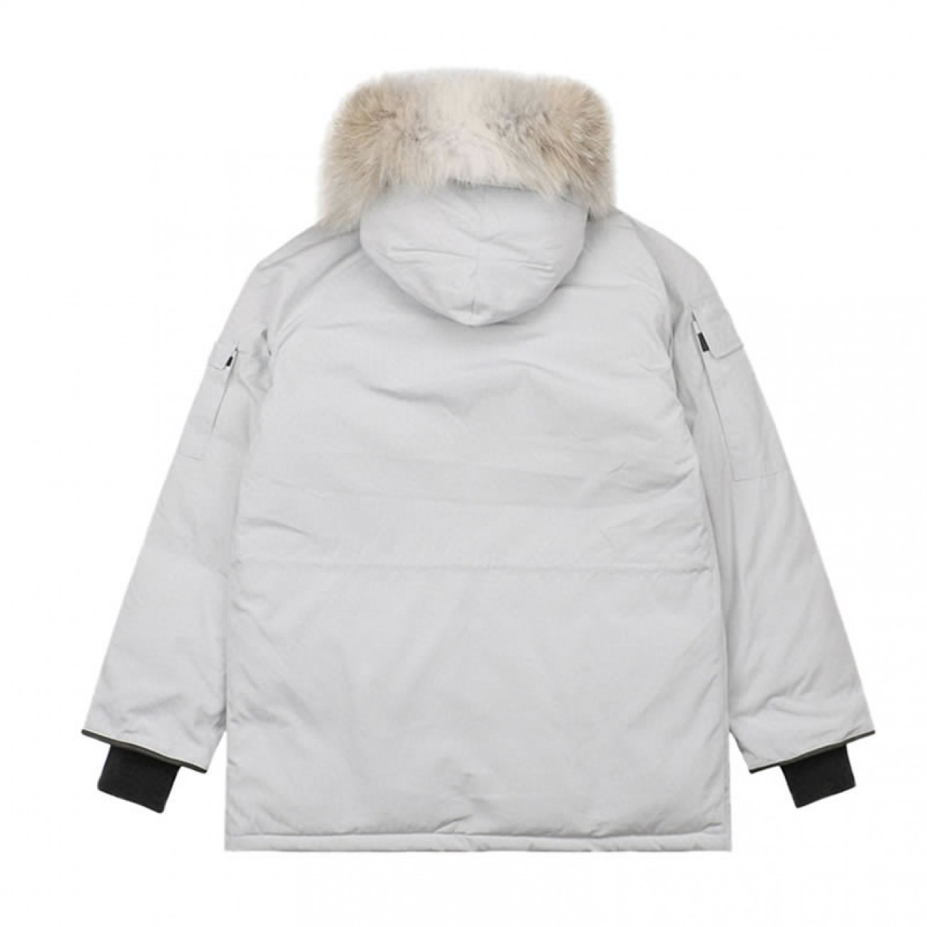 08 ' Canada Goose '19FW Expedition 4660MA Down Jacket Coat "Silver White"