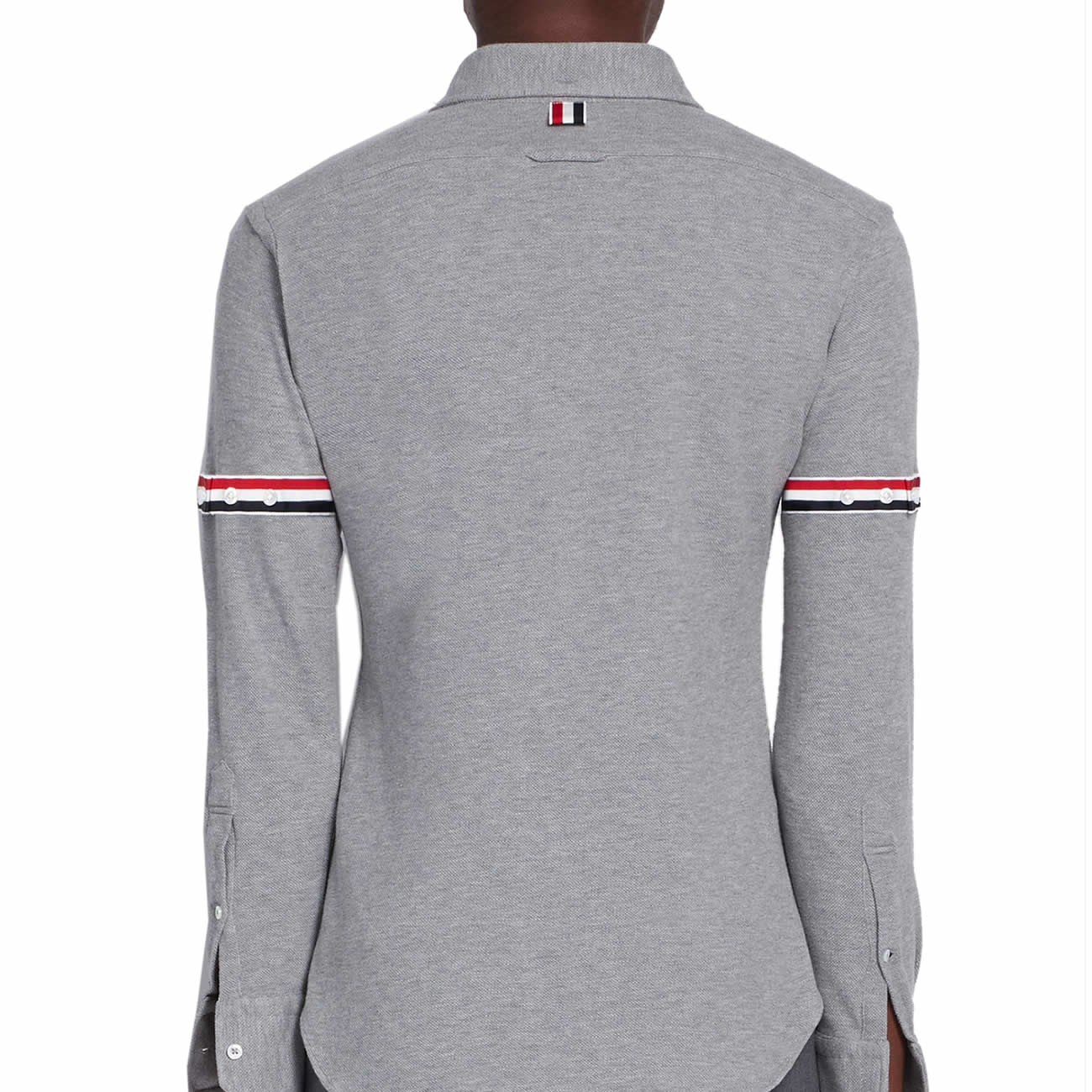 Thom Browne Rwb Armband Shirt Black & Grey