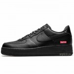 Air Force 1 Low x Supreme White CU9225-100 Black CU9225-001