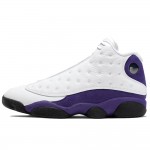 Air Jordan 13 "Lakers" White Black Court Purple University Gold 414571-105