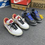 Off-White x Air Jordan 2 Low "White/Red" & "Black/Blue"