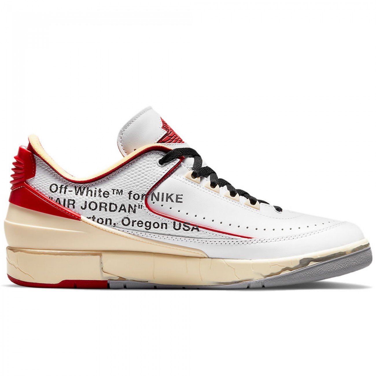 Off-White x Air Jordan 2 Low "White/Red" & "Black/Blue"