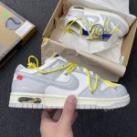 Off-White x Nike SB Dunk Low The 27 Of 50 "Sail/Neutral Grey" DM1602-120