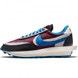 sacai x Undercover x Nike LDWaffle "Night Maroon Team Royal" DJ4877-600