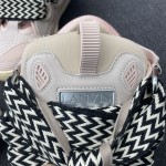 L.A.N.V.I.N Leather Curb Sneakers Pink DRAG-A2051