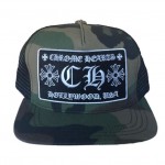 Ch-ro-me Hearts CH Hollywood Trucker Hat Black / White / Camo