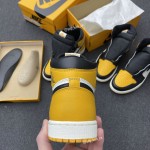 Air Jordan 1 Retro High OG "Yellow Toe" 555088-711 TAXI