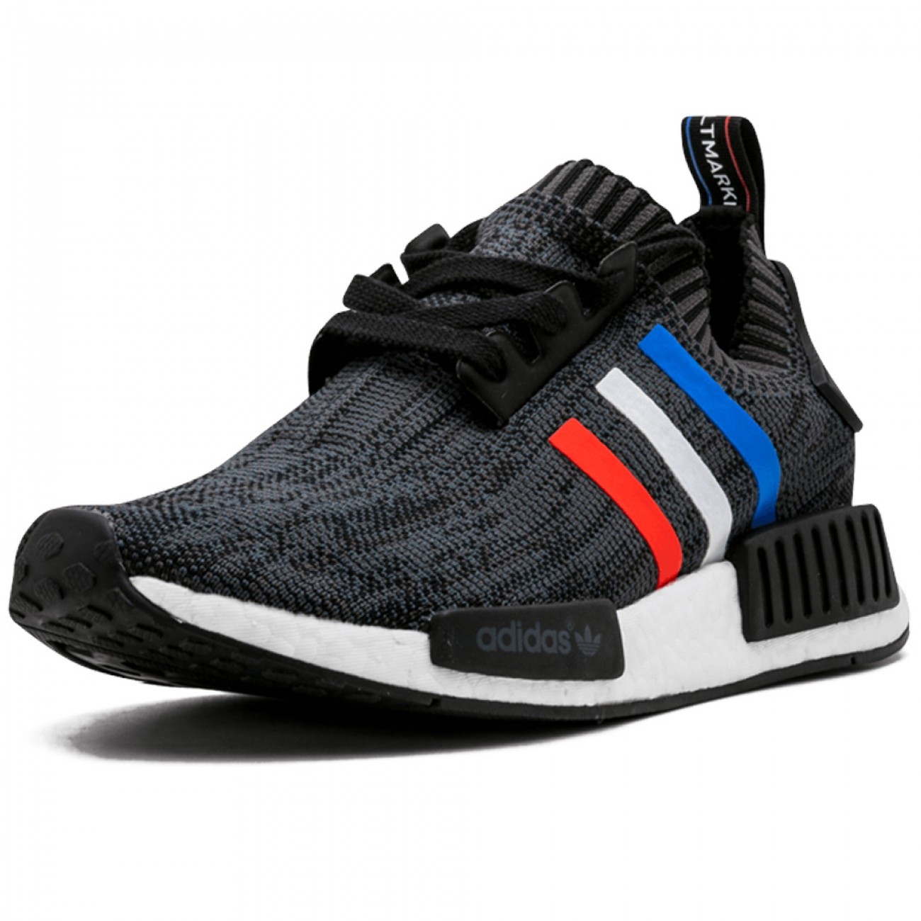 ADIDAS NMD R1 PRIMEKNIT TRICOLOR BLACK