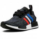 ADIDAS NMD R1 PRIMEKNIT TRICOLOR BLACK